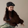 2025 Children Clothing Autumn Winter Baby Boys Girls Fleece Sweatshirt New Kids Letter Print O-Neck Tops Kids Warm Pullover