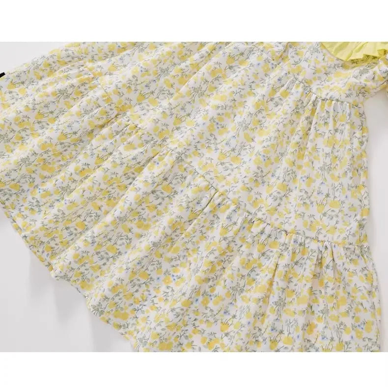 Children's Summer Fashionable Dress, Girls' Floral Skirt, New Summer Dress, Beautiful Princess Dress for Little Girls